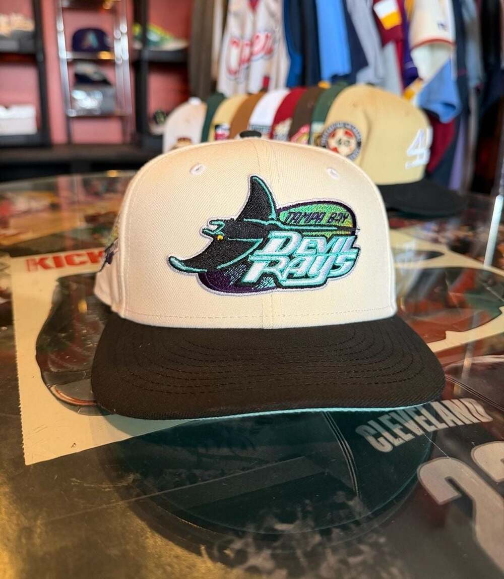 New Era Tampa Bay Devil Rays 59FIFTY Fitted Hat Size 7